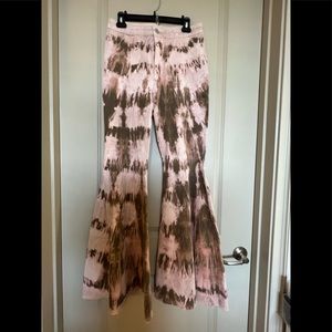 Free people just float on flare jeans